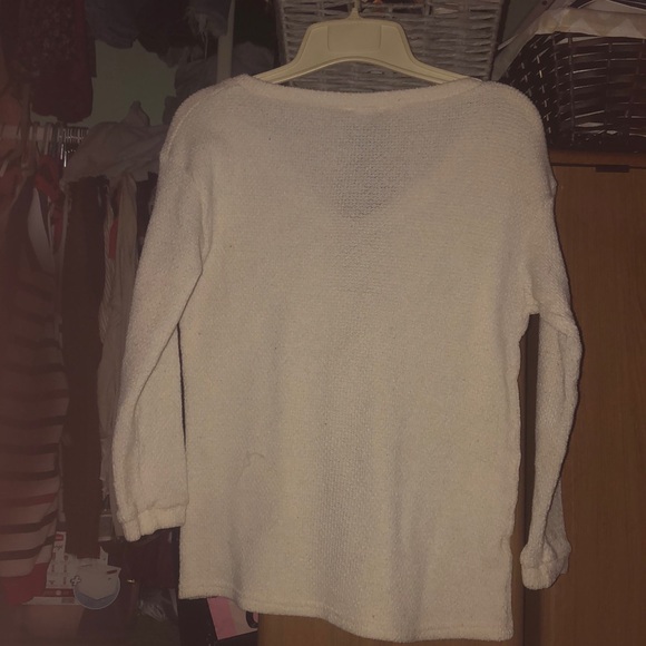 White Knit Sweater - Picture 2 of 2
